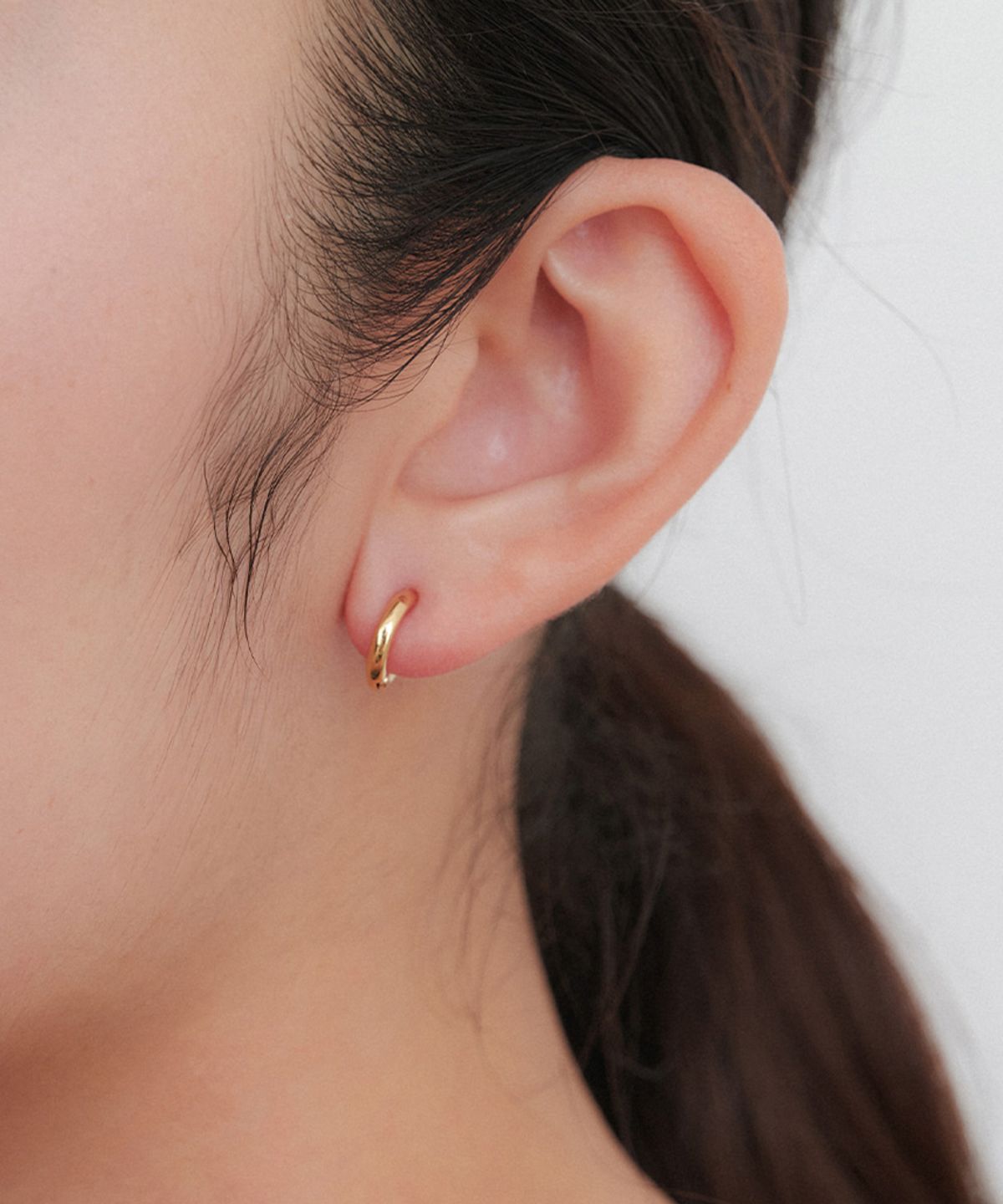 오블라(OVLA) pipe one touch earring 2type JE078