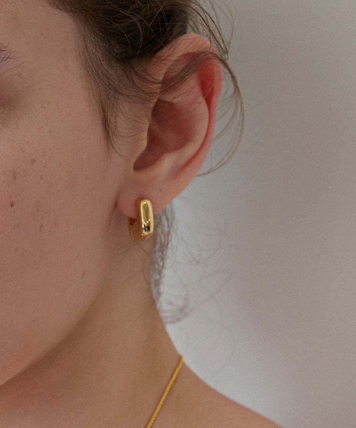 오블라(OVLA) volume square one touch earring_3type JE079