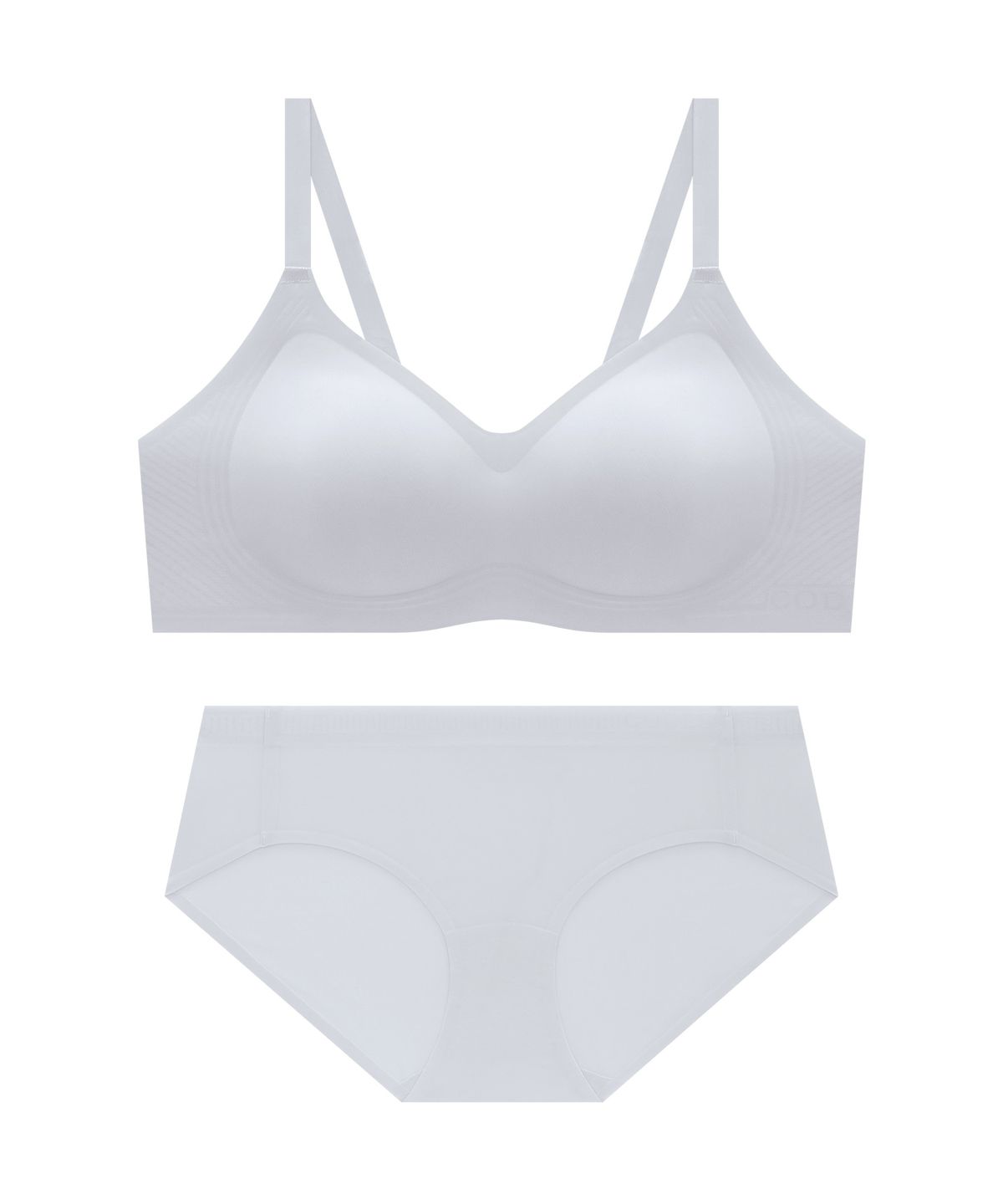 코데즈컴바인 이너웨어(CODES COMBINE INNERWEAR) 초경량 에어핏 사이드메쉬 심리스 브라 팬티 세트_실버그레이