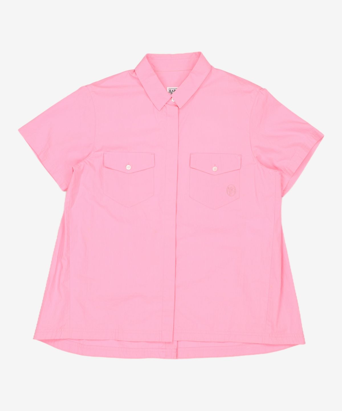 마리떼 프랑소와 저버(MARITHÉ + FRANҪOIS GIRBAUD) W SHORT SLEEVE SHIRT pink S