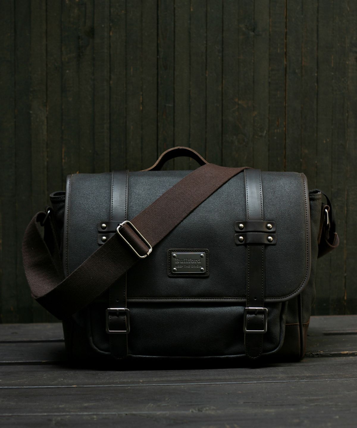 빌포드(BUILFORD) 지니 크로스 바디 마론그레이(Marron Grey)