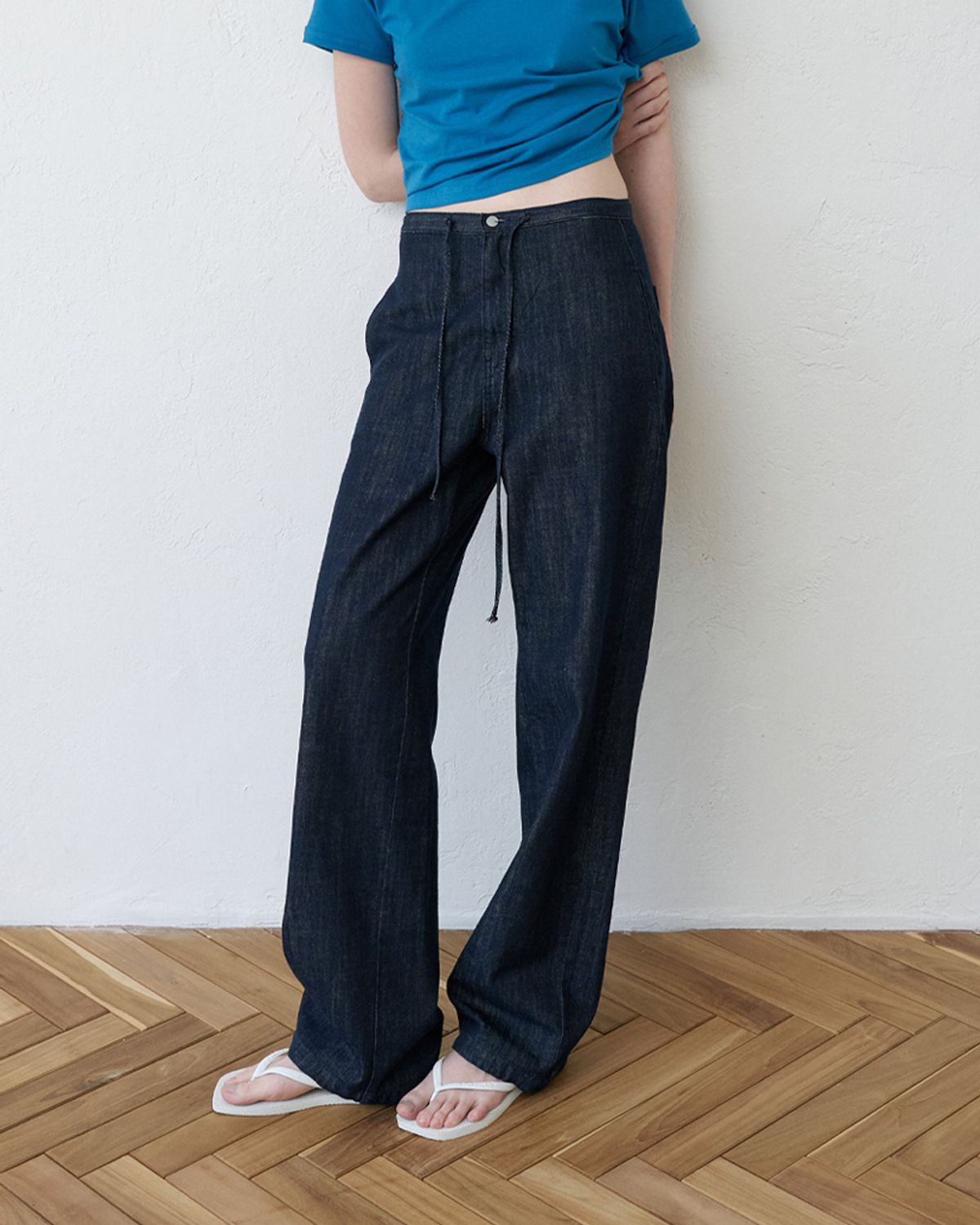 블루브릭(BLUEBRICK) Milo string denim (blue)