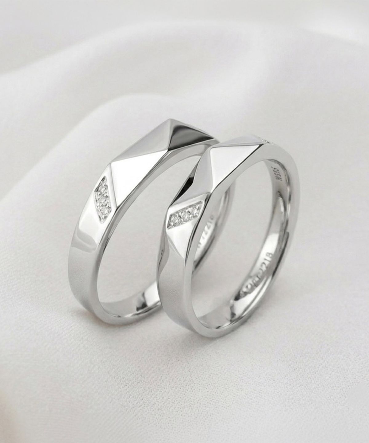 엘렌쥬얼리(HELENE JEWELRY) 실버 Silver 925 비숍 커플 링 은 반지