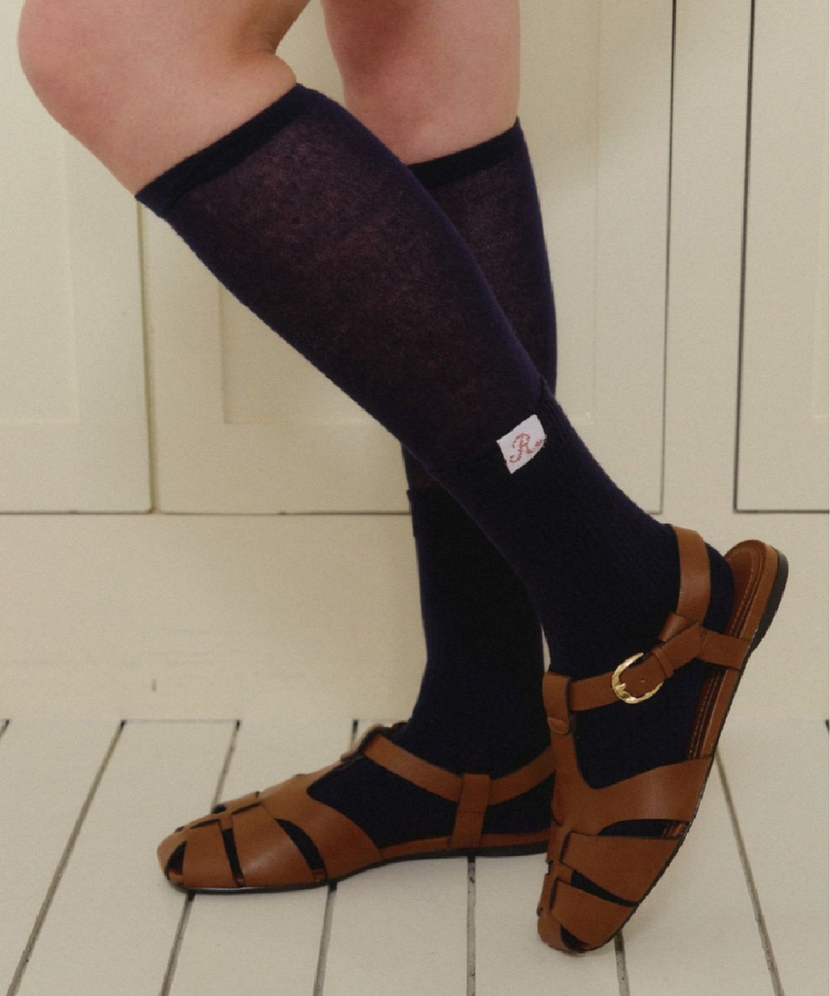 래니래니(RENNYRENNIE) LAYERD KNEE SOCKS - 레이어드 니삭스 양말 4종 택1