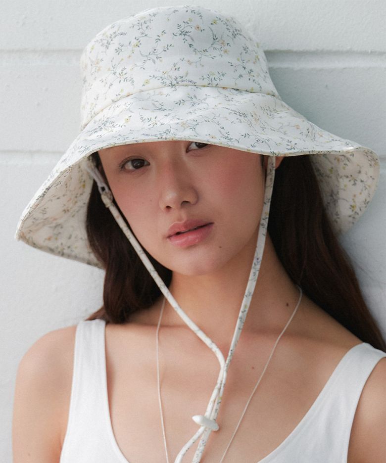 garden bucket hat_Ivory graden HA068