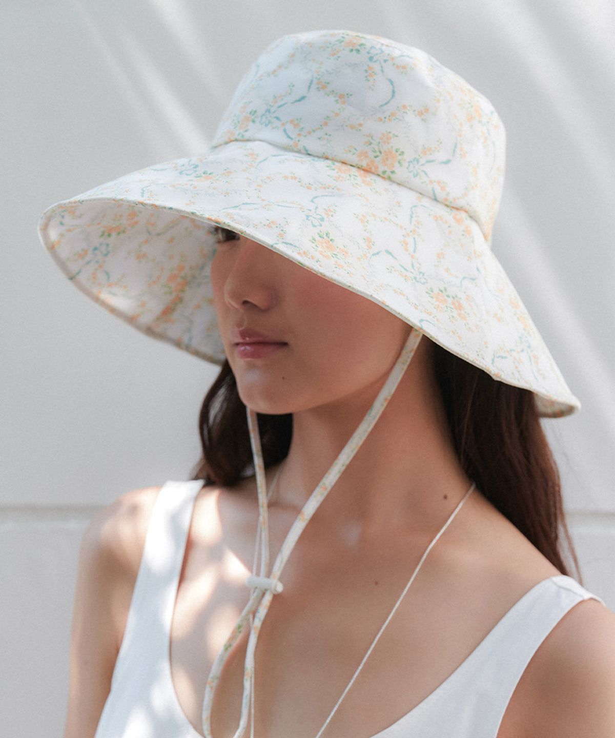 오블라(OVLA) garden bucket hat_orange garden HA068