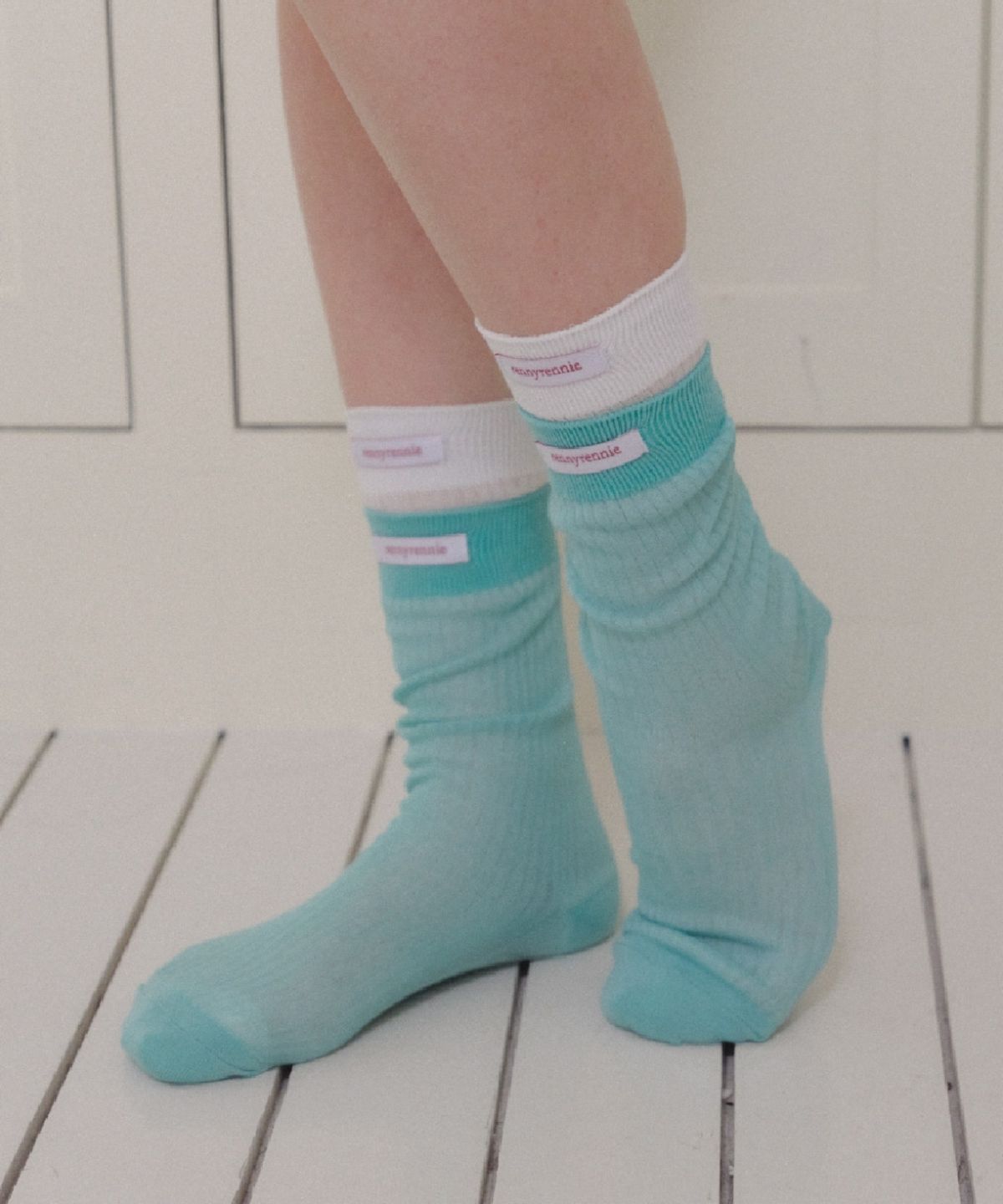 래니래니(RENNYRENNIE) [2pack] SUMMER SHEER SOCKS - 썸머 시어 레이어드 여름 양말 8컬러 2족 세트