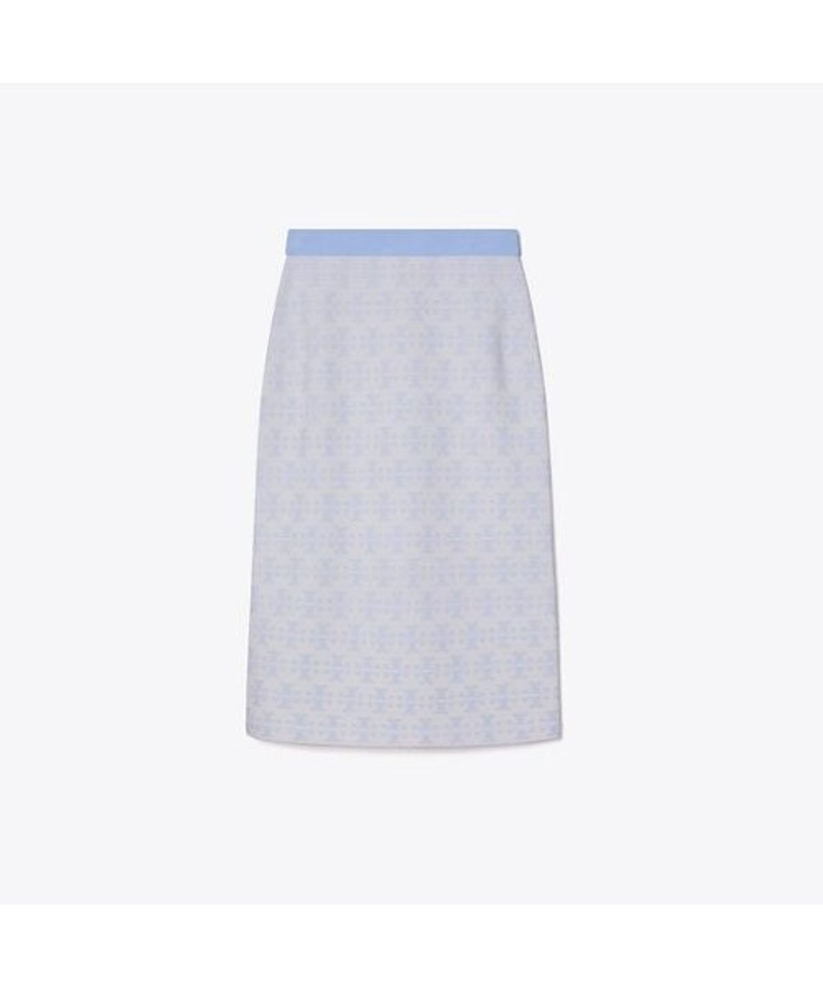 토리버치(TORYBURCH) 비스코스 스커트 - 바닐라 / 블루