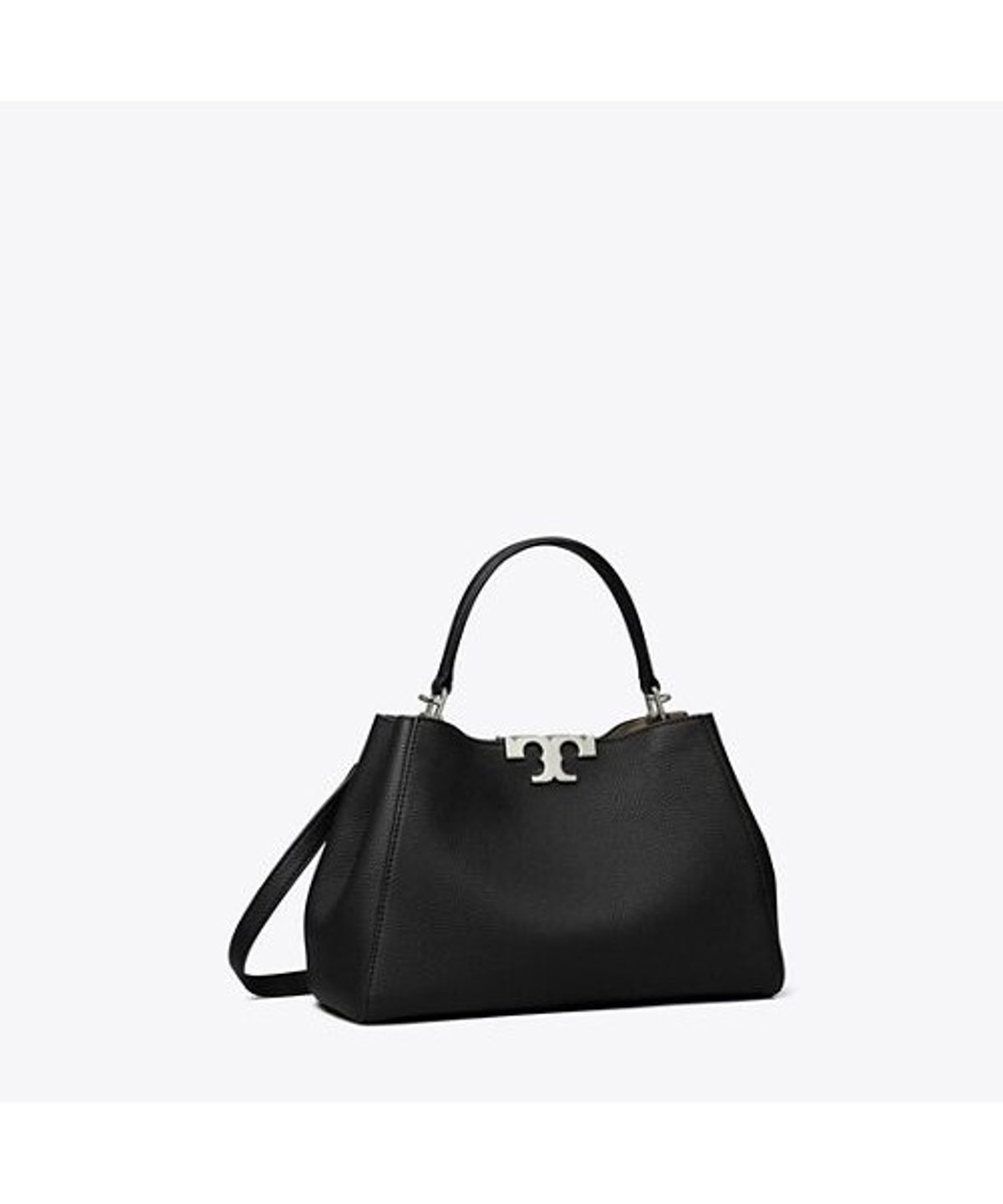 토리버치(TORYBURCH) 엘리노어 소프트 미디움 사첼 - 블랙
