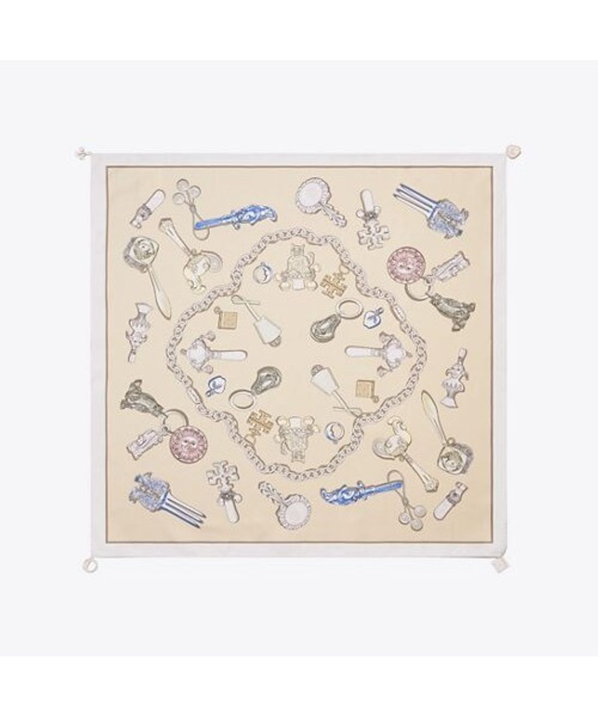 토리버치(TORYBURCH) 래틀스 네커치프 - 내추럴