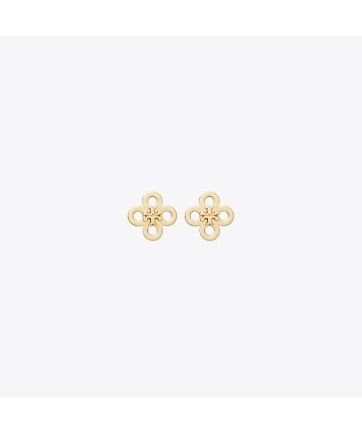 토리버치(TORYBURCH) 포겟 미 낫 클로버 스터드 이어링 - 토리 골드