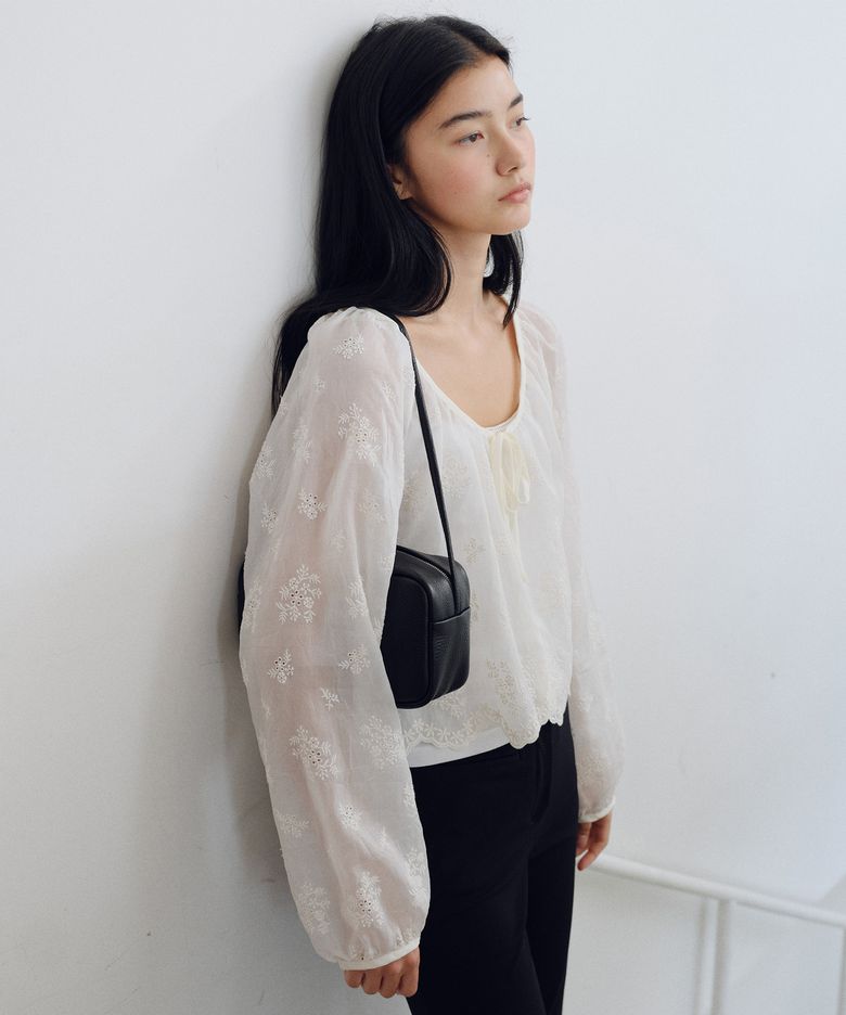 Flor lace string cardigan