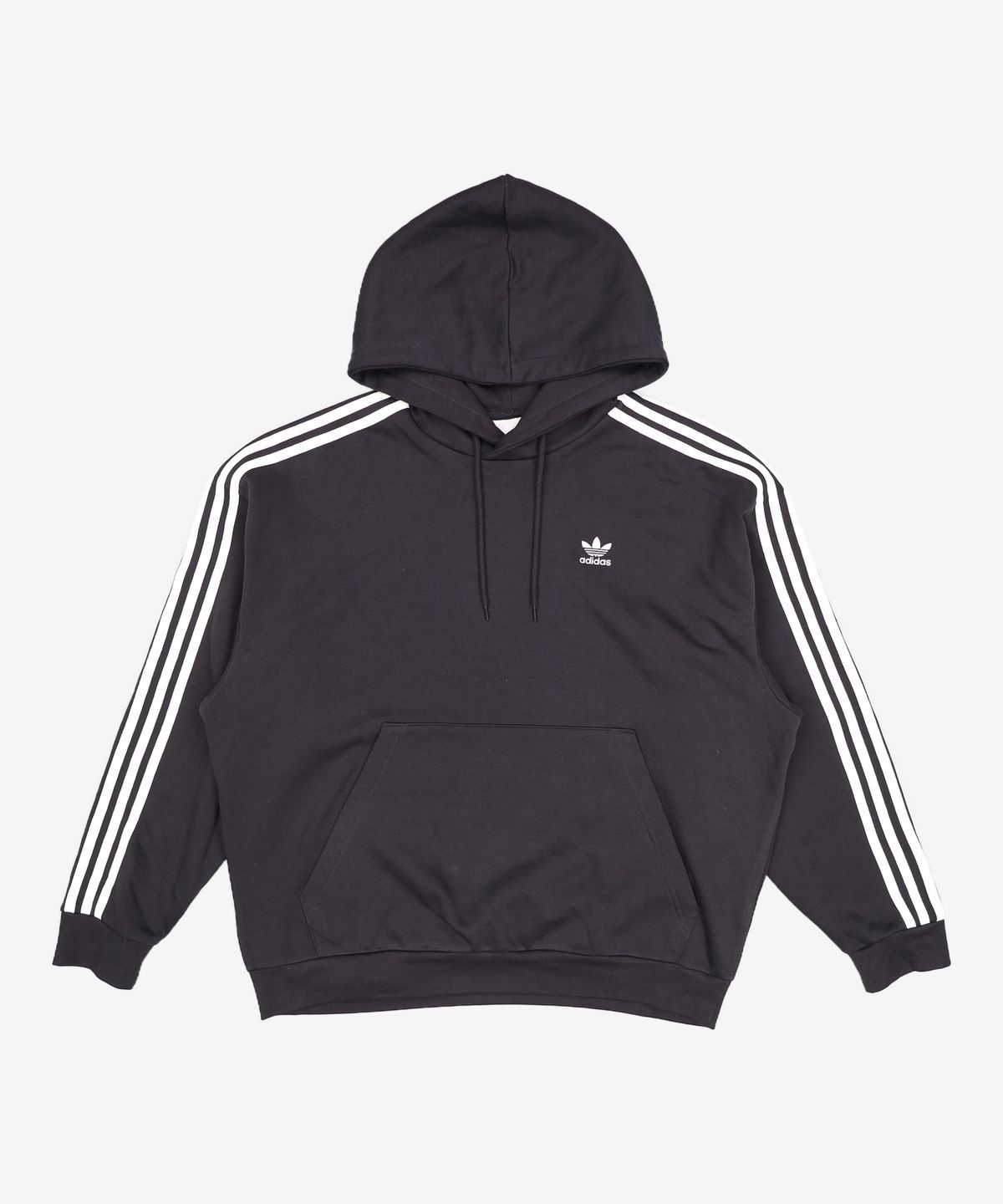 아디다스(ADIDAS) 배기 핏 후디 - 블랙 / JC6251 XL