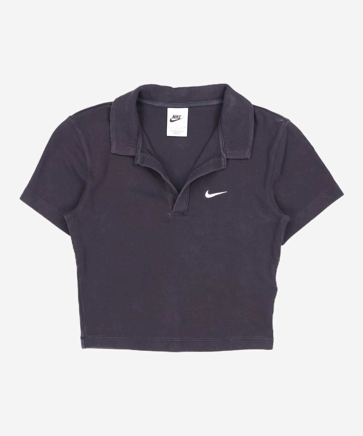나이키(NIKE) 스포츠웨어 에센셜 반소매 폴로 탑 W - 블랙:화이트 / DV7885-010 155/80A