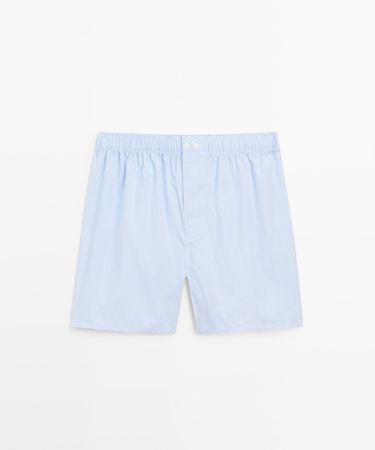 마시모두띠(MASSIMO DUTTI) 100% 코튼 마이크로 체크 팬티