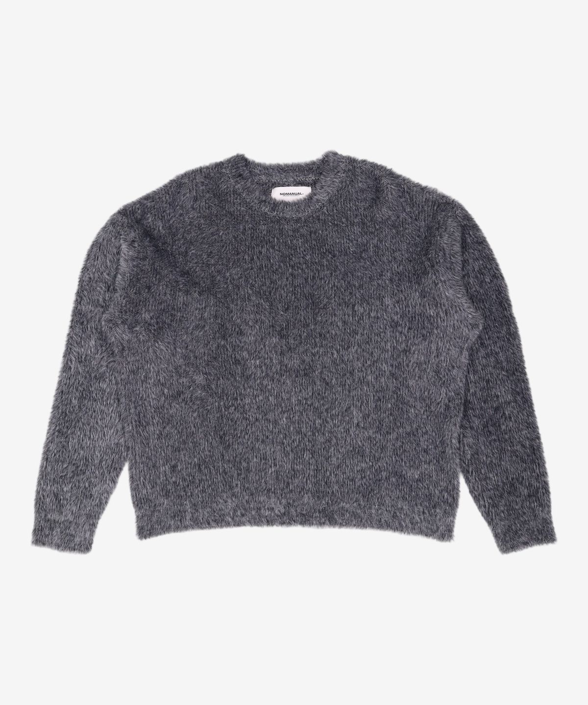 노매뉴얼(NOMANUAL) (시그니처종료)CROPPED HAIRY KNIT - 5 COLOR M