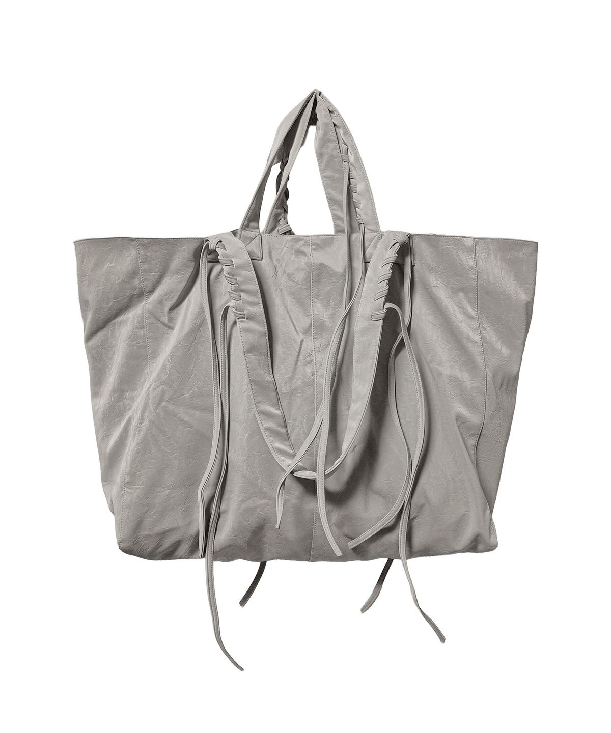 정도(JUNGDO) HEXA STRAP TOTE BAG . TAUPE GREY