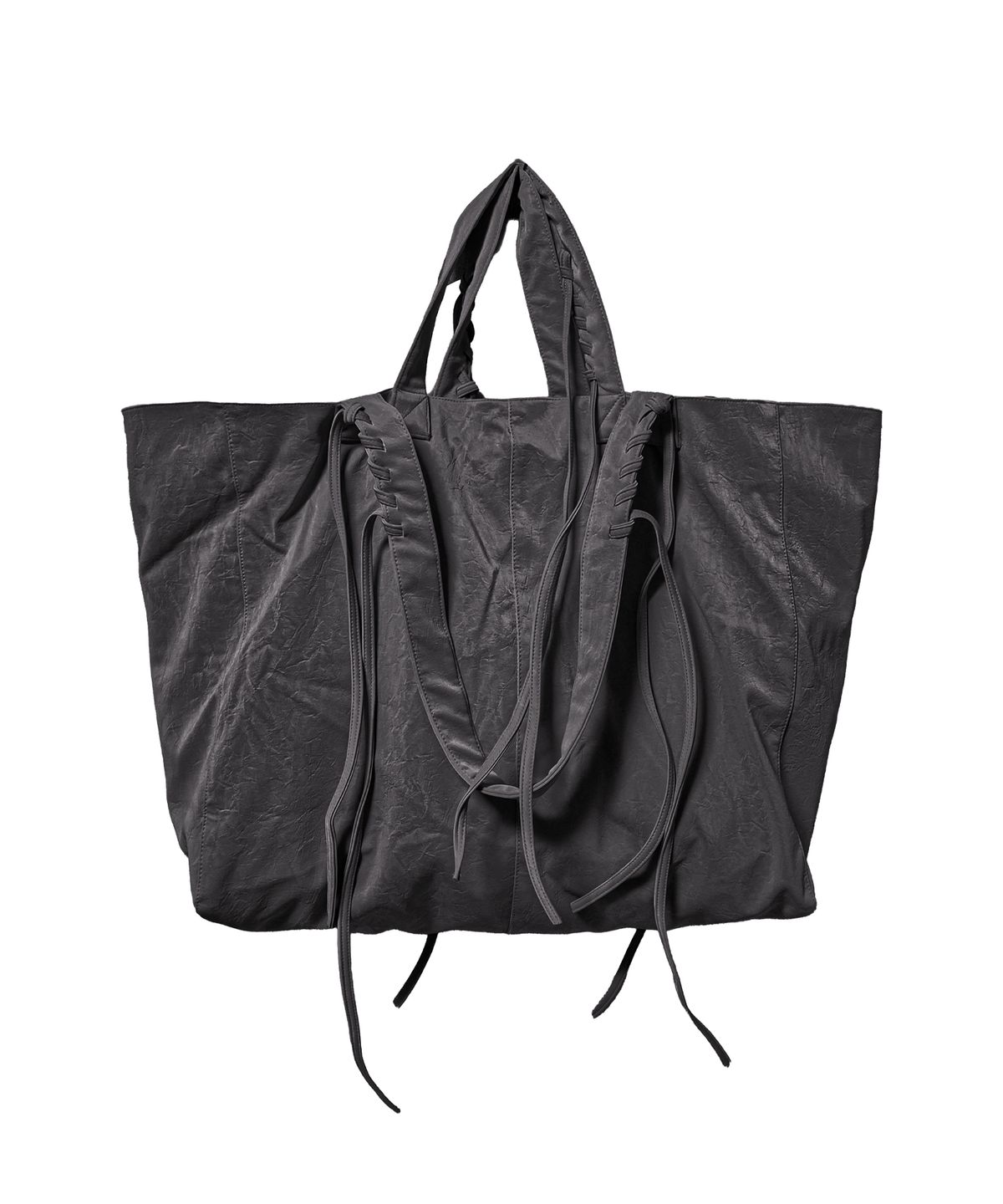 정도(JUNGDO) HEXA STRAP TOTE BAG . CHARCOAL