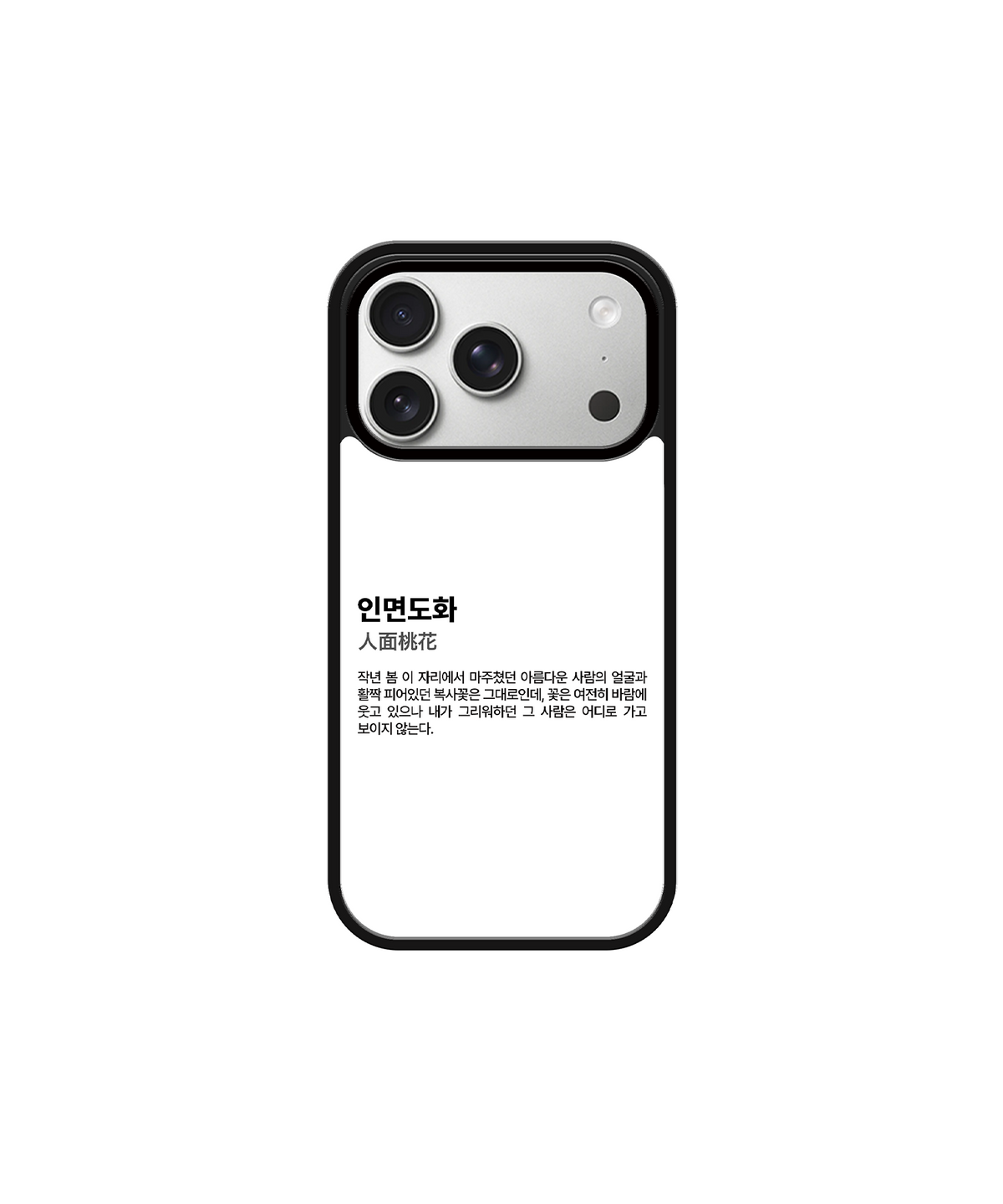 에이치제트 아카이브(ACHIZ ARCHIVE) A 사자성어 시리즈 에폭시 케이스