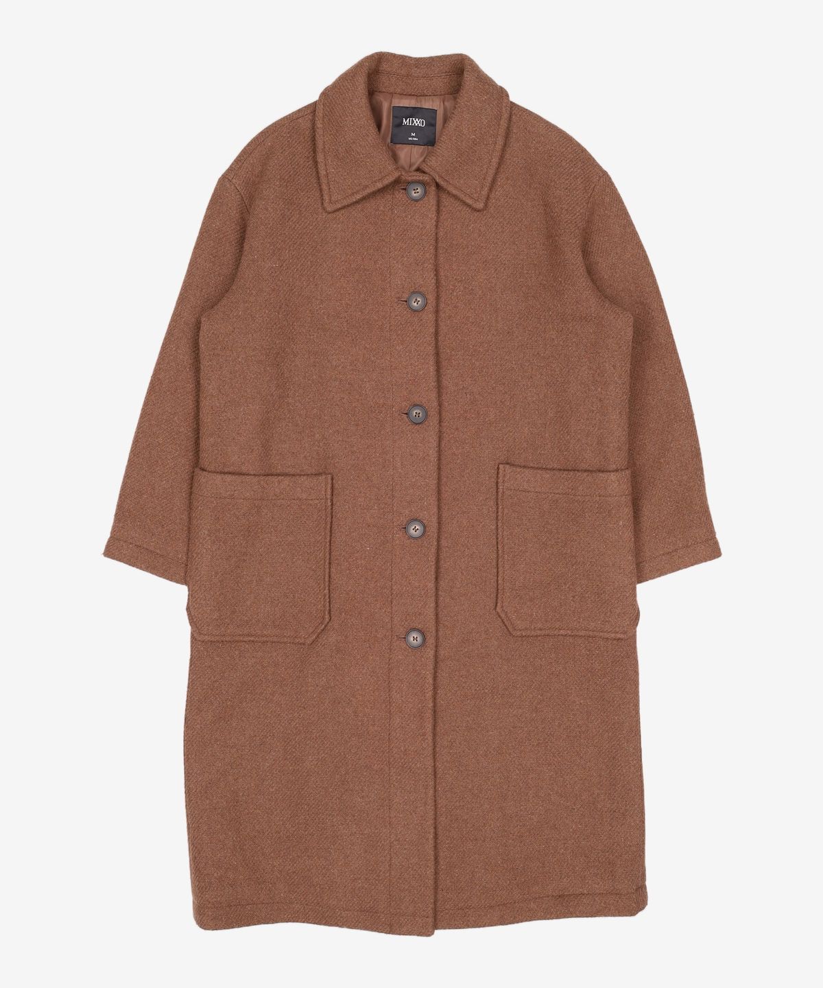 미쏘(MIXXO) 오버핏 싱글 롱 맥코트 MIWJHAV14C M