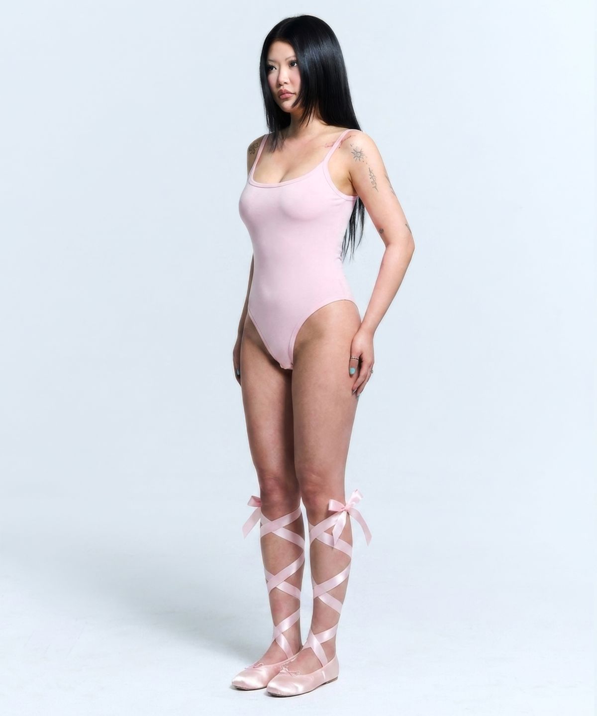 베이크먼데이(BAKEDMONDAY) [PINK] SKINA BODYSUIT