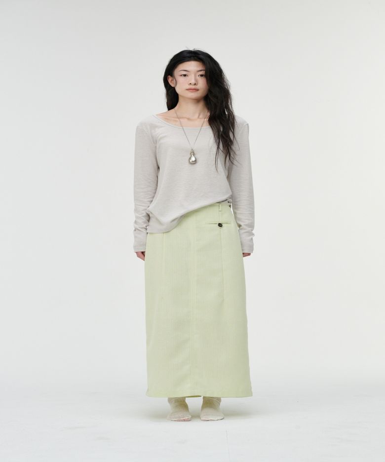 Natural Linen Blend Printed T-shirt, Ash Grey