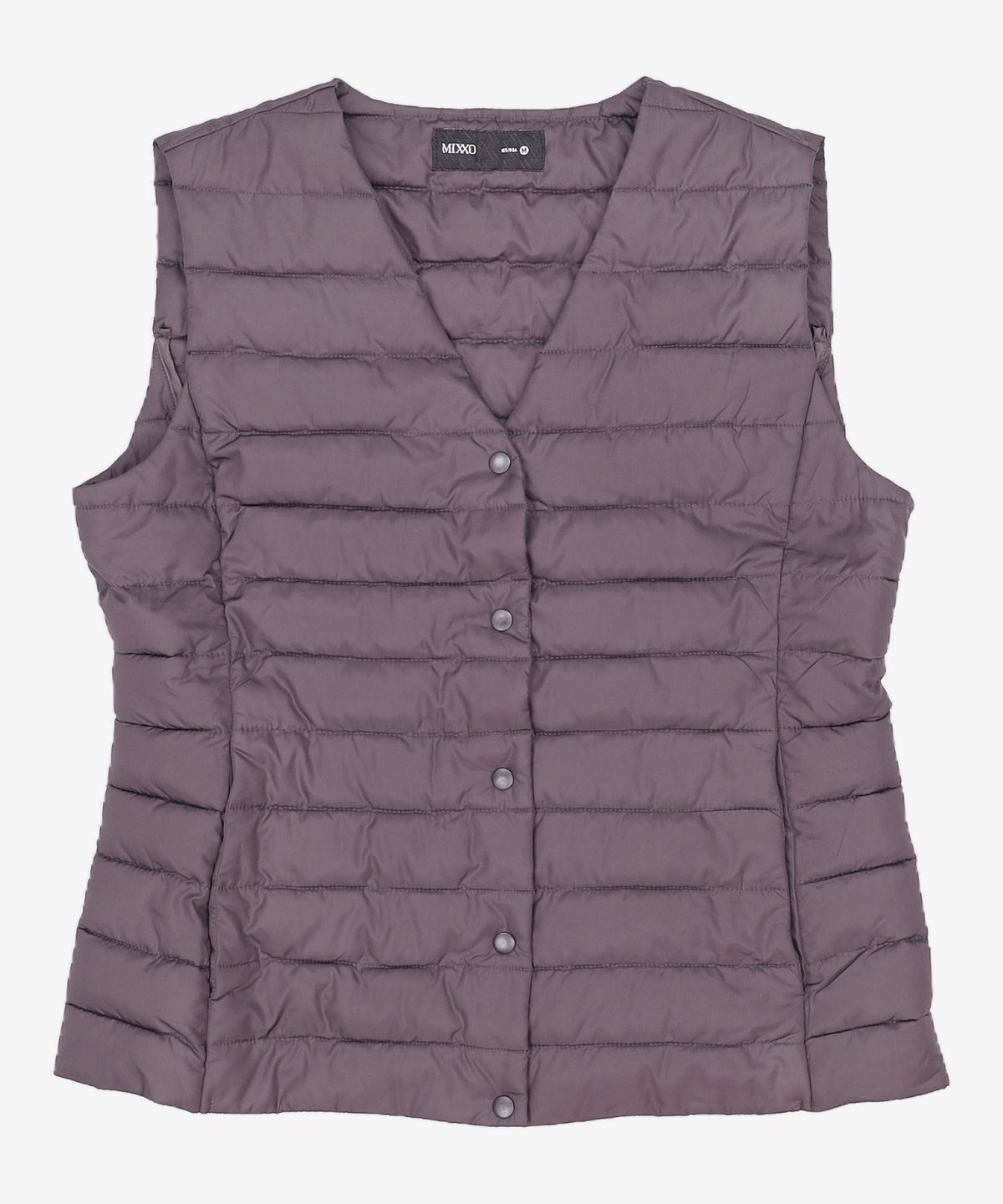 미쏘(MIXXO) 브이넥 슬림핏 경량패딩조끼 MIWJP9V01B M