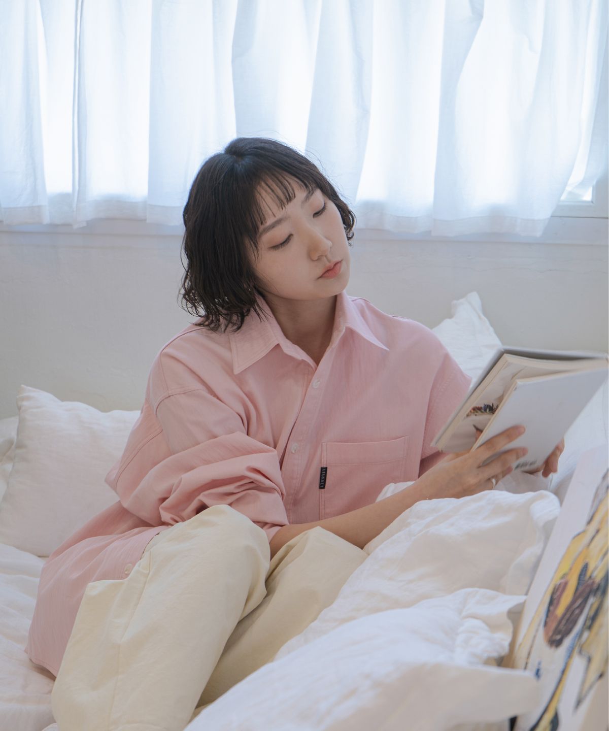 른넷(LEUNNET) 실로 클래식 셔츠 (Silo Classic Shirt) / Soft Pink