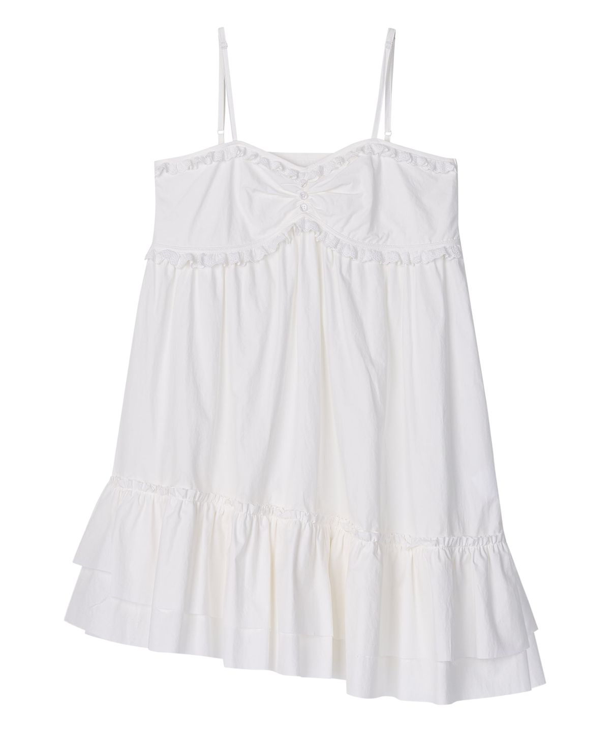 버터니(BUTTONY) LACE SLEEVELESS DRESS (IVORY)