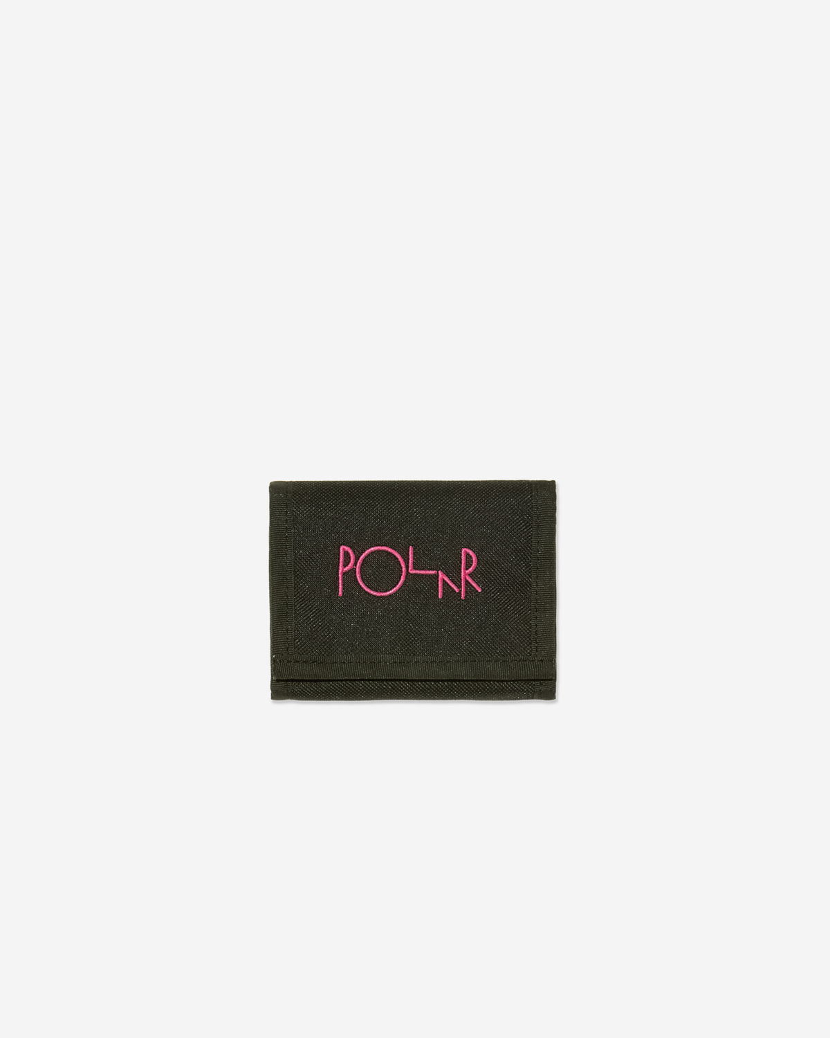폴라(POLAR) Key Wallet - Script Logo - Black/Pink