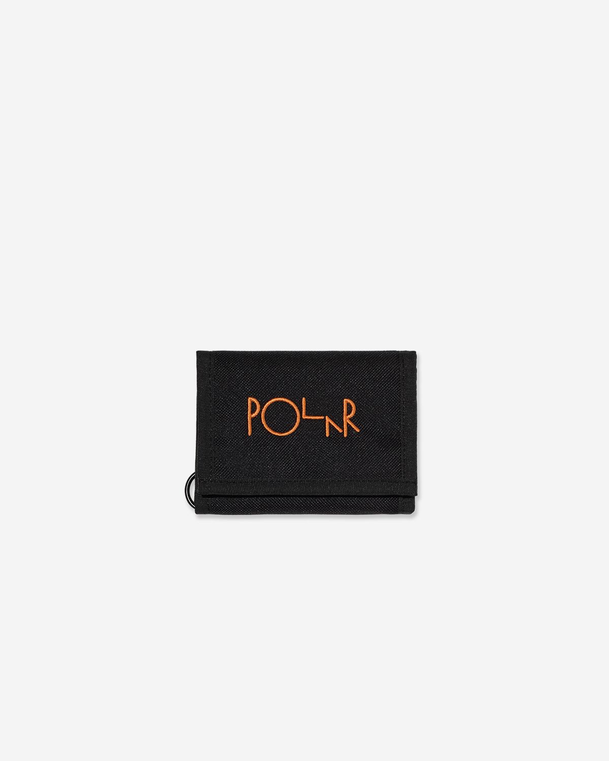 폴라(POLAR) Key Wallet - Script Logo - Black/Orange