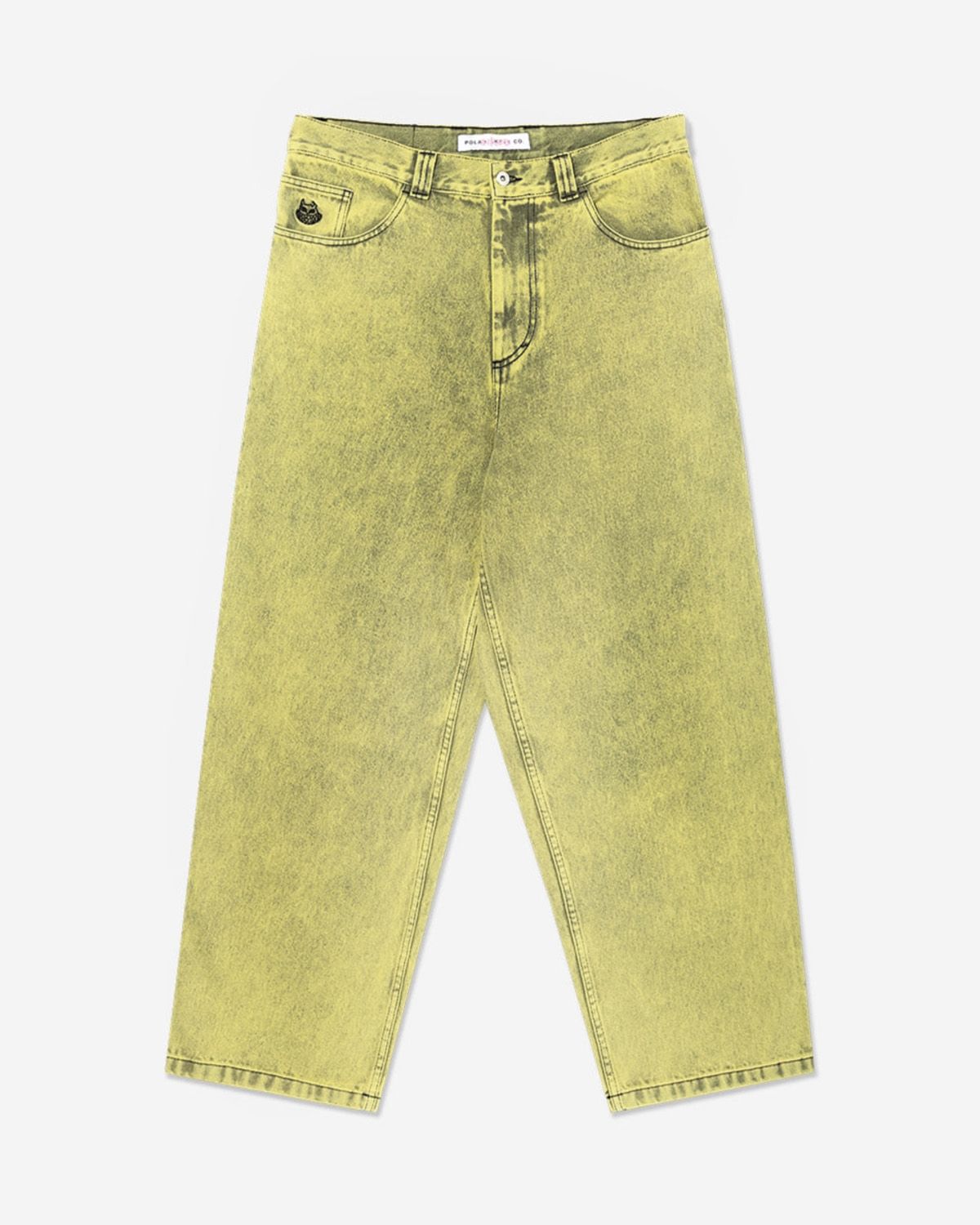 폴라(POLAR) Big Boy Pants - Demon Child - Lemon Black