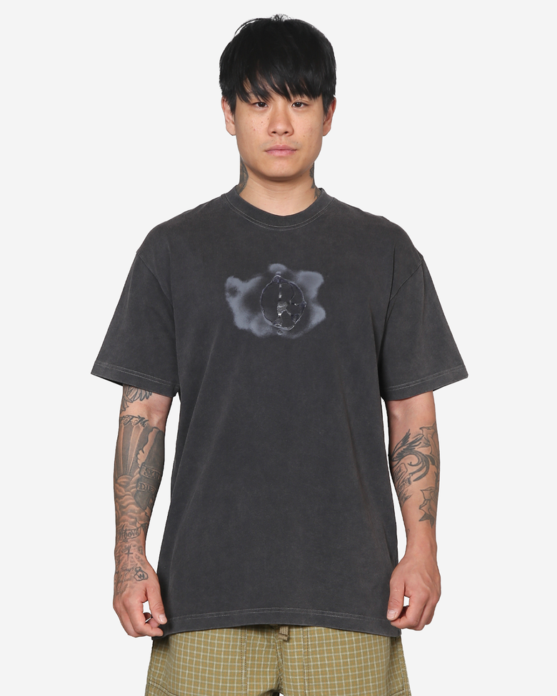 Tee - Metal Logo - Silver black