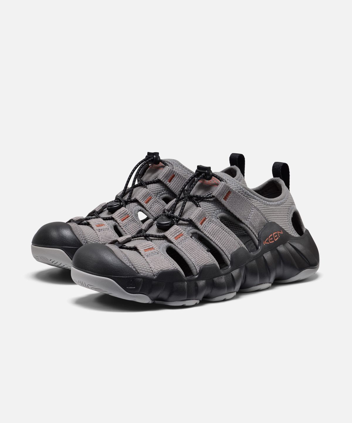 킨(KEEN) 하이퍼포트 H2 남성 샌들 STEEL GREY/BURNT BRICK