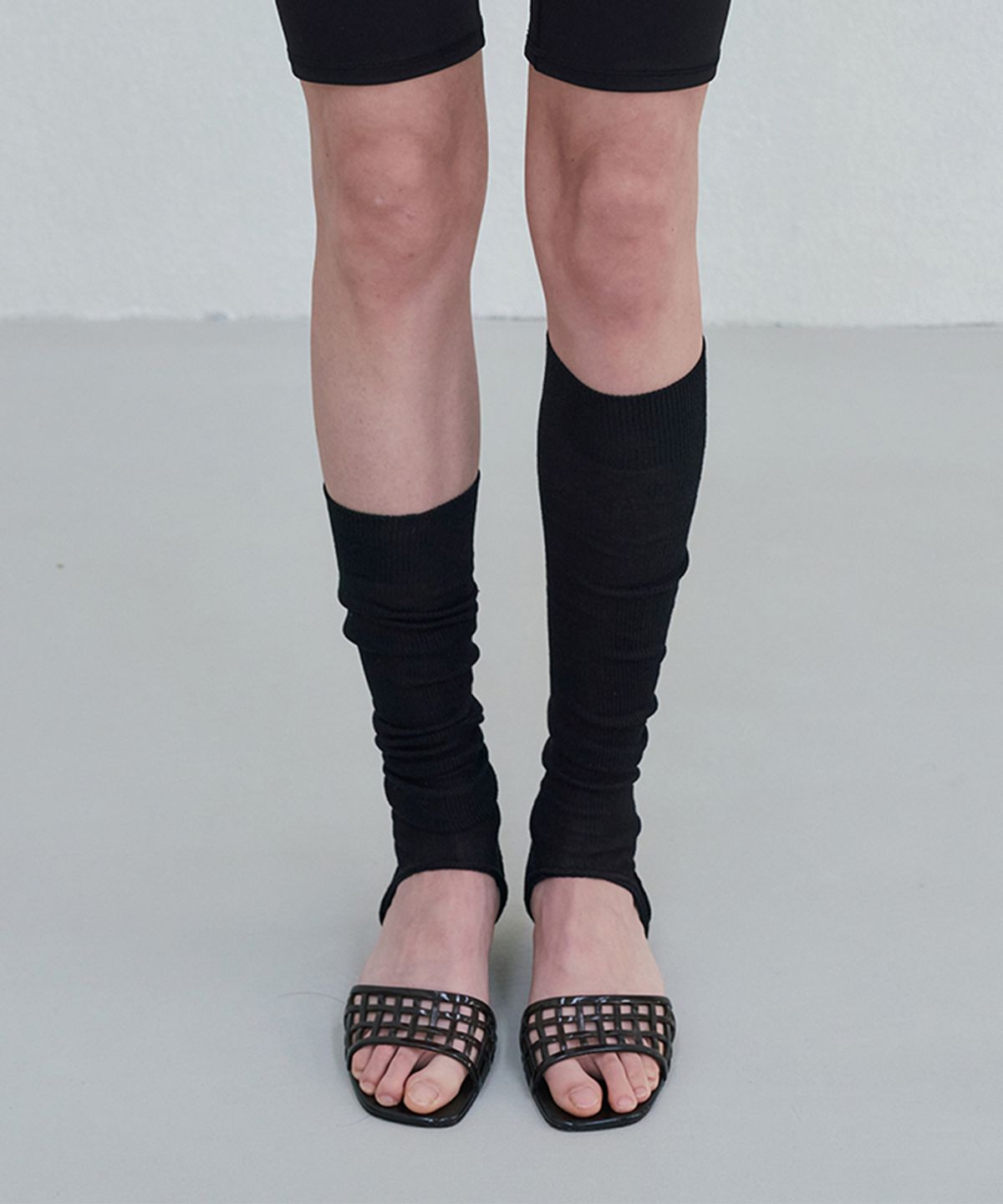 헤븐리젤리(HEAVENLY JELLY) Classic Mule Clear Black