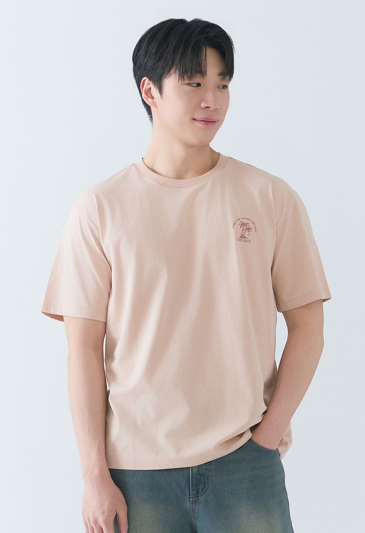 잠뱅이(JAMBANGEE) [26SS] 유니) 소로나 썸머 그래픽 세미오버핏 반팔 티셔츠 AQ2WTS449-AP