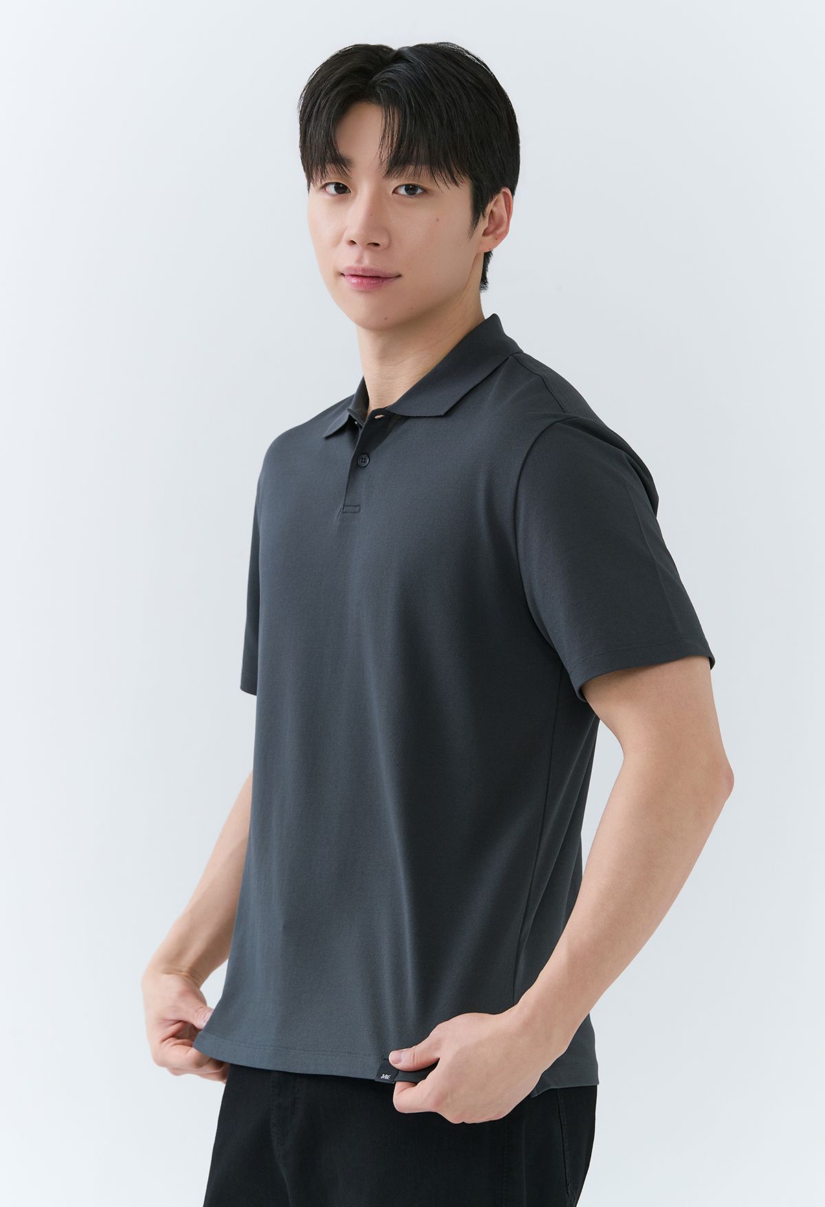 잠뱅이(JAMBANGEE) [26SS] 남성) 피케 PK 스탠다드핏 반팔 티셔츠 AQ2WTS413-CH