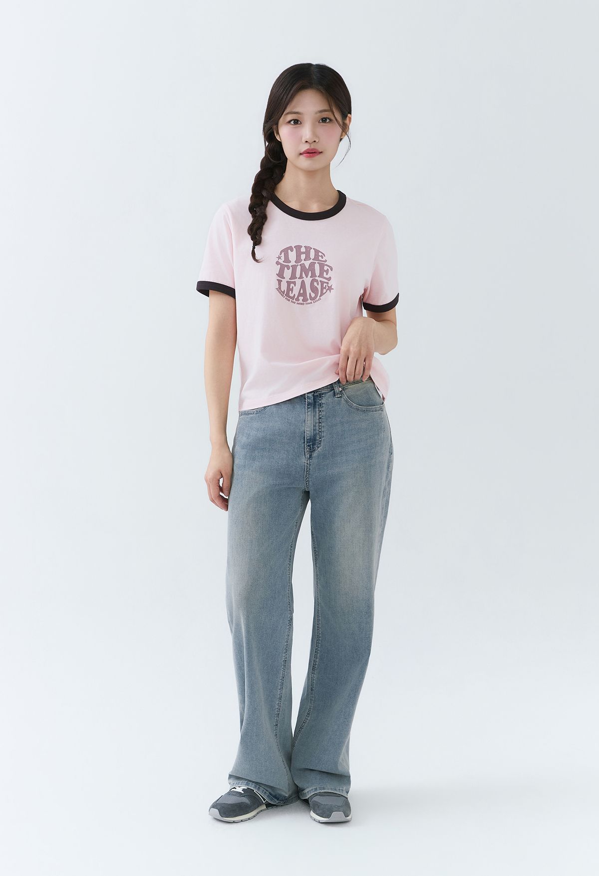 잠뱅이(JAMBANGEE) [26SS] 유니) 쿨맥스 라이트 인디고 밴드 빈티지 와이드핏 TG AQ2DTG339&AQ2DTG389-LB