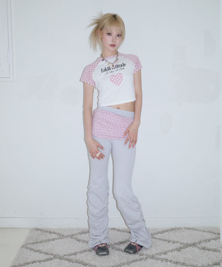Fakiii Flower Boot-Cut Track Pants