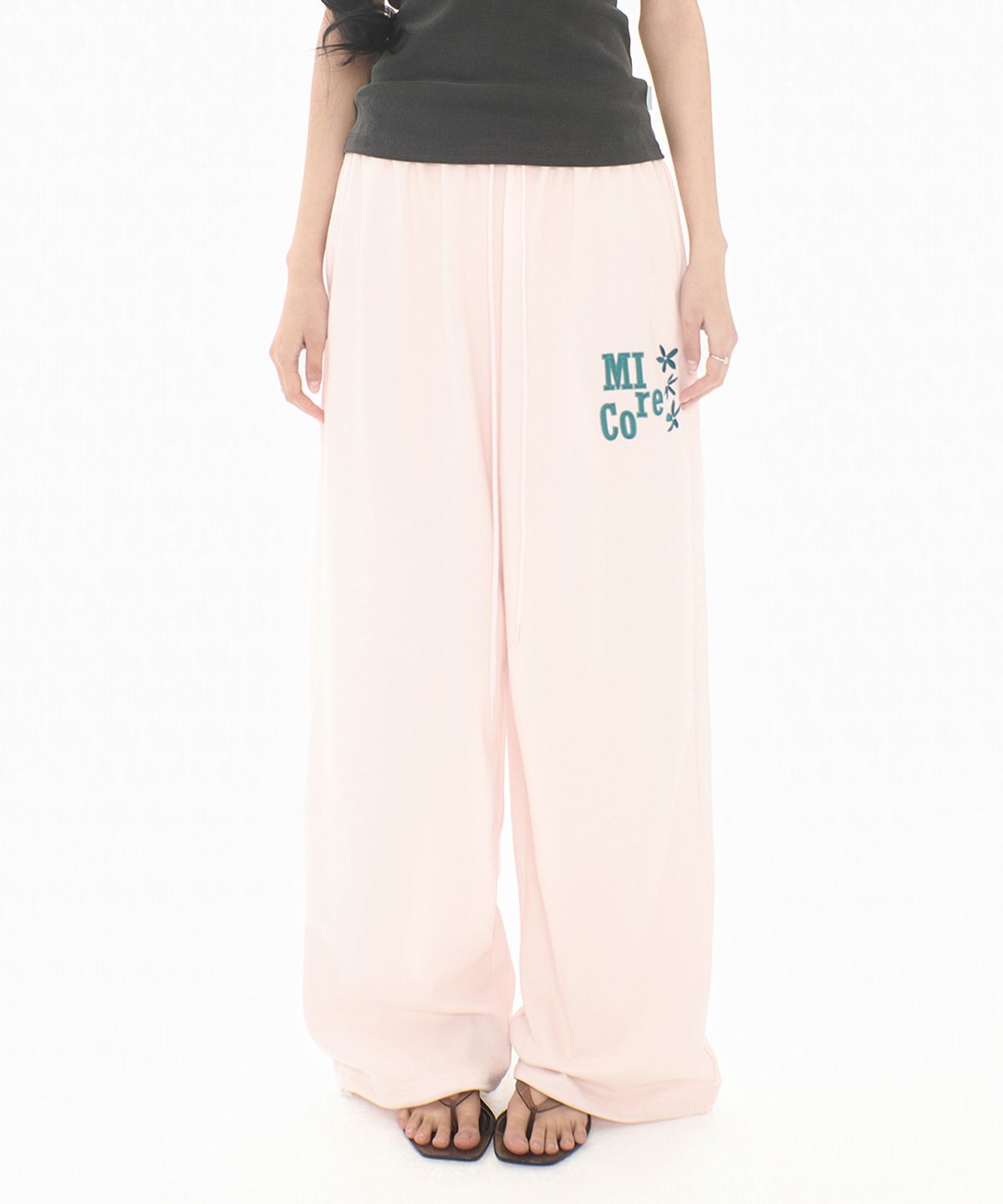 미레코(MIRECO) CALI SWEAT PT BABY PINK