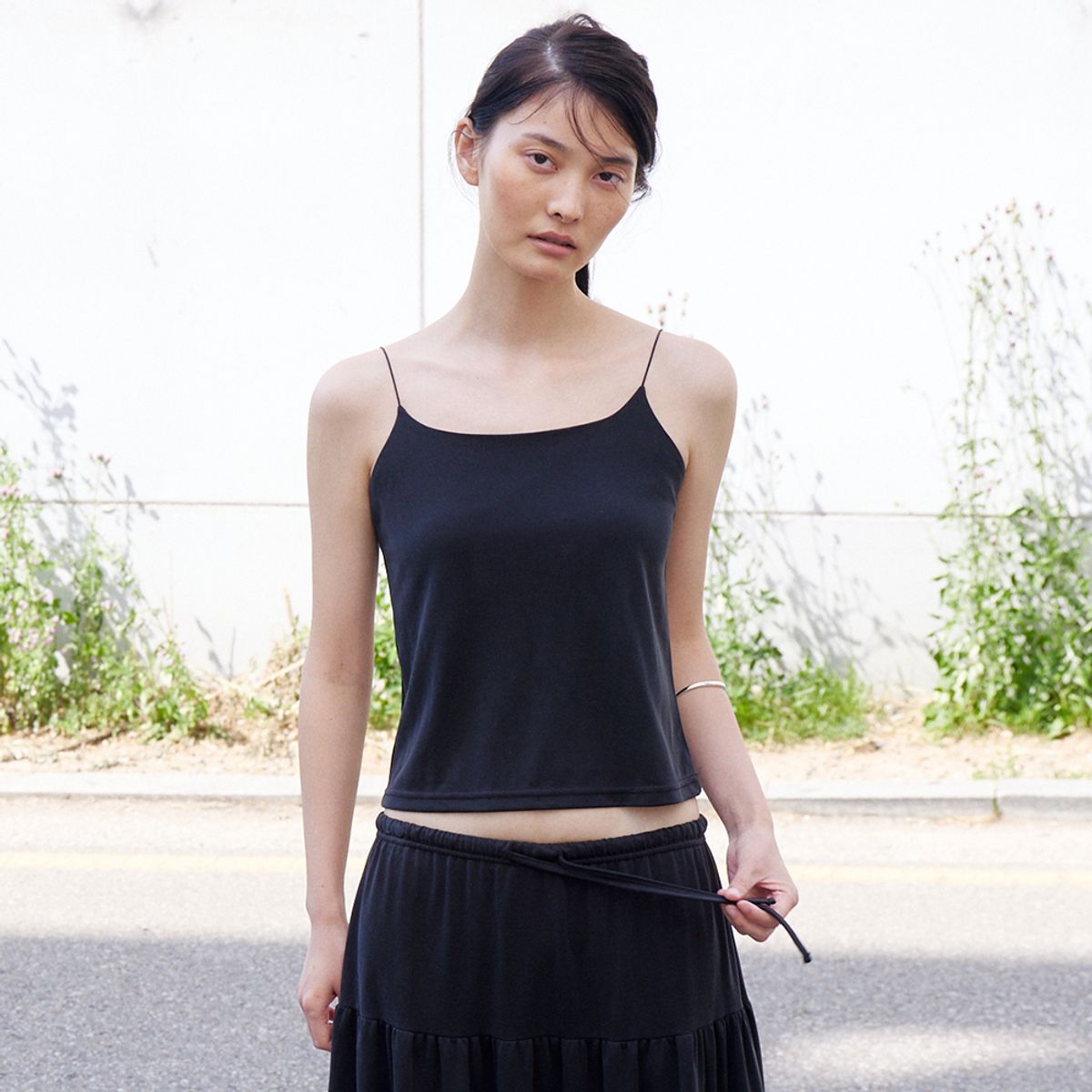 노우드(NOEUD) Soft Modal Sleeveless (Black)