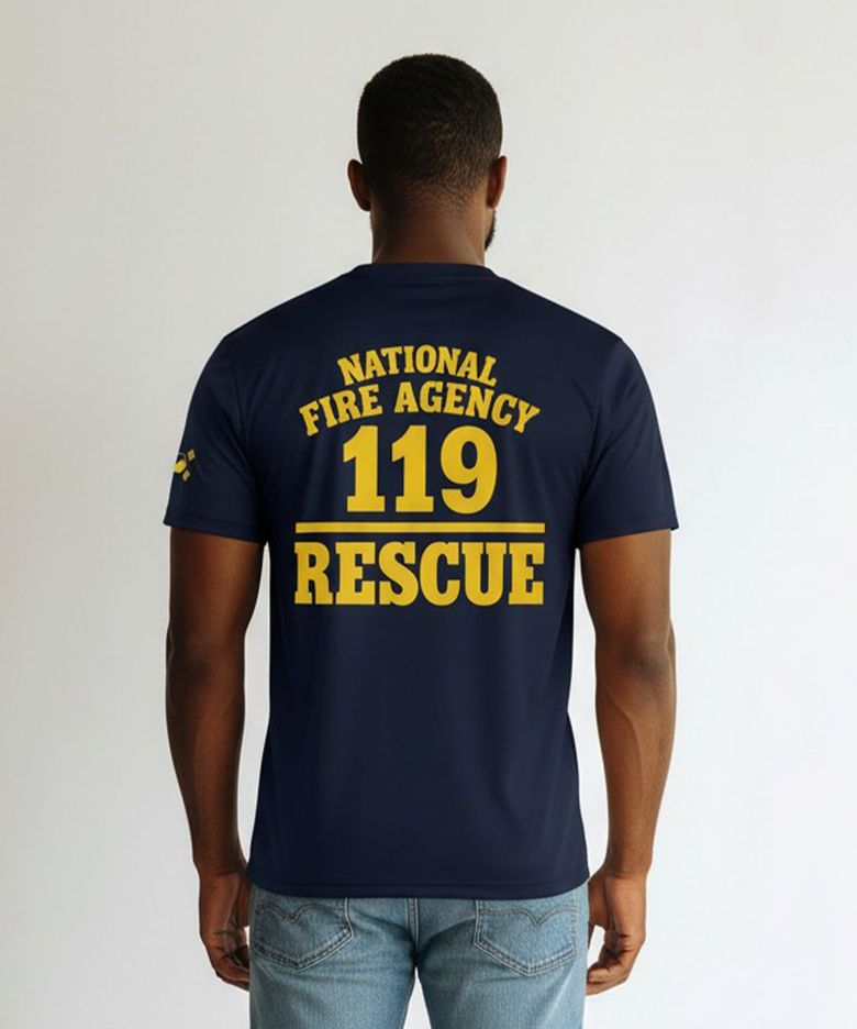 119 RESCUE 아미핏 반팔 티셔츠