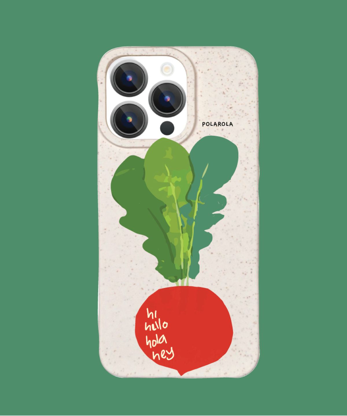폴라올라(POLAROLA) 밀짚으로부터 유래한 폰케이스 순무 radish
