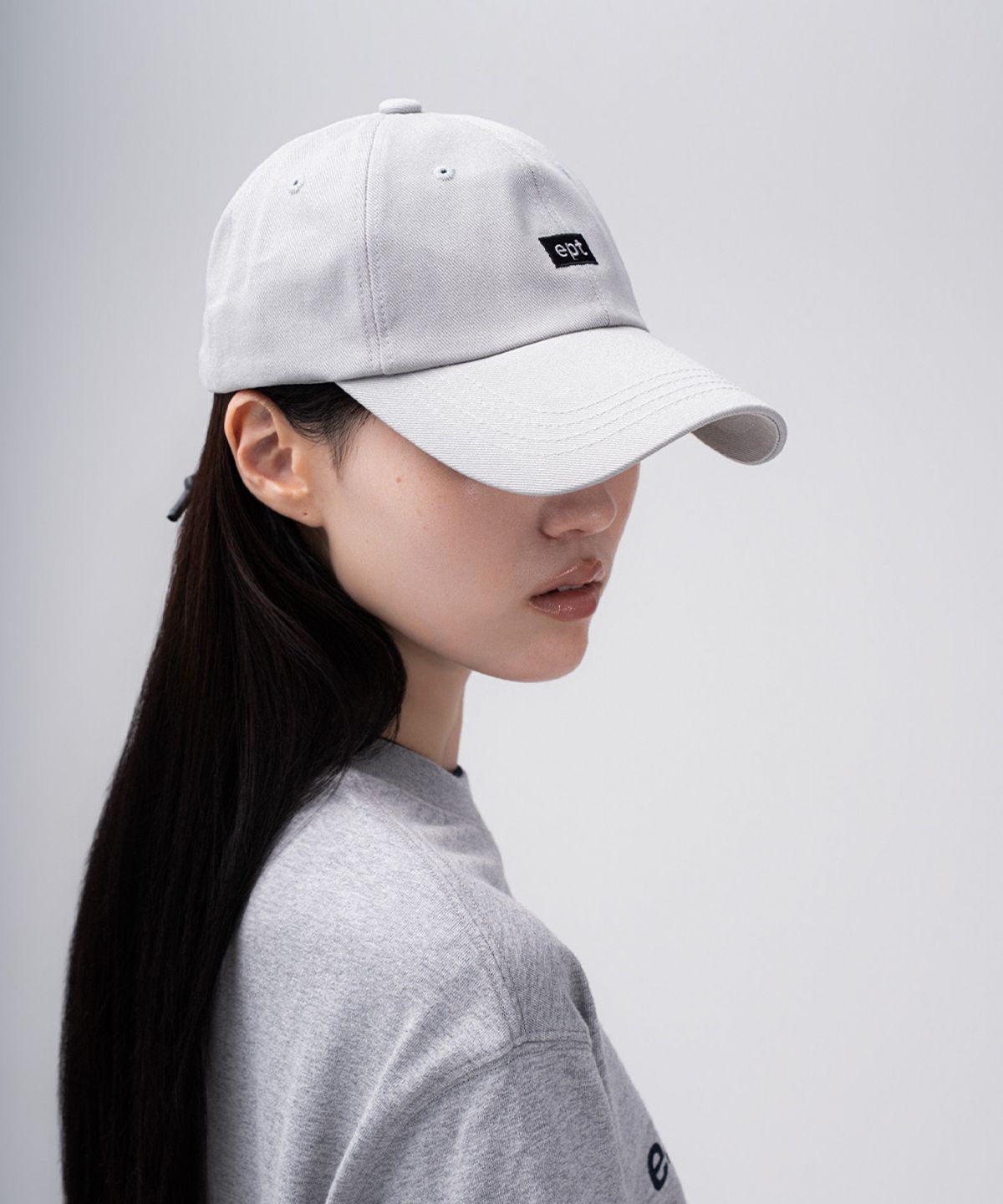 이피티(EPT) BOX LOGO STRING CAP (GREY)