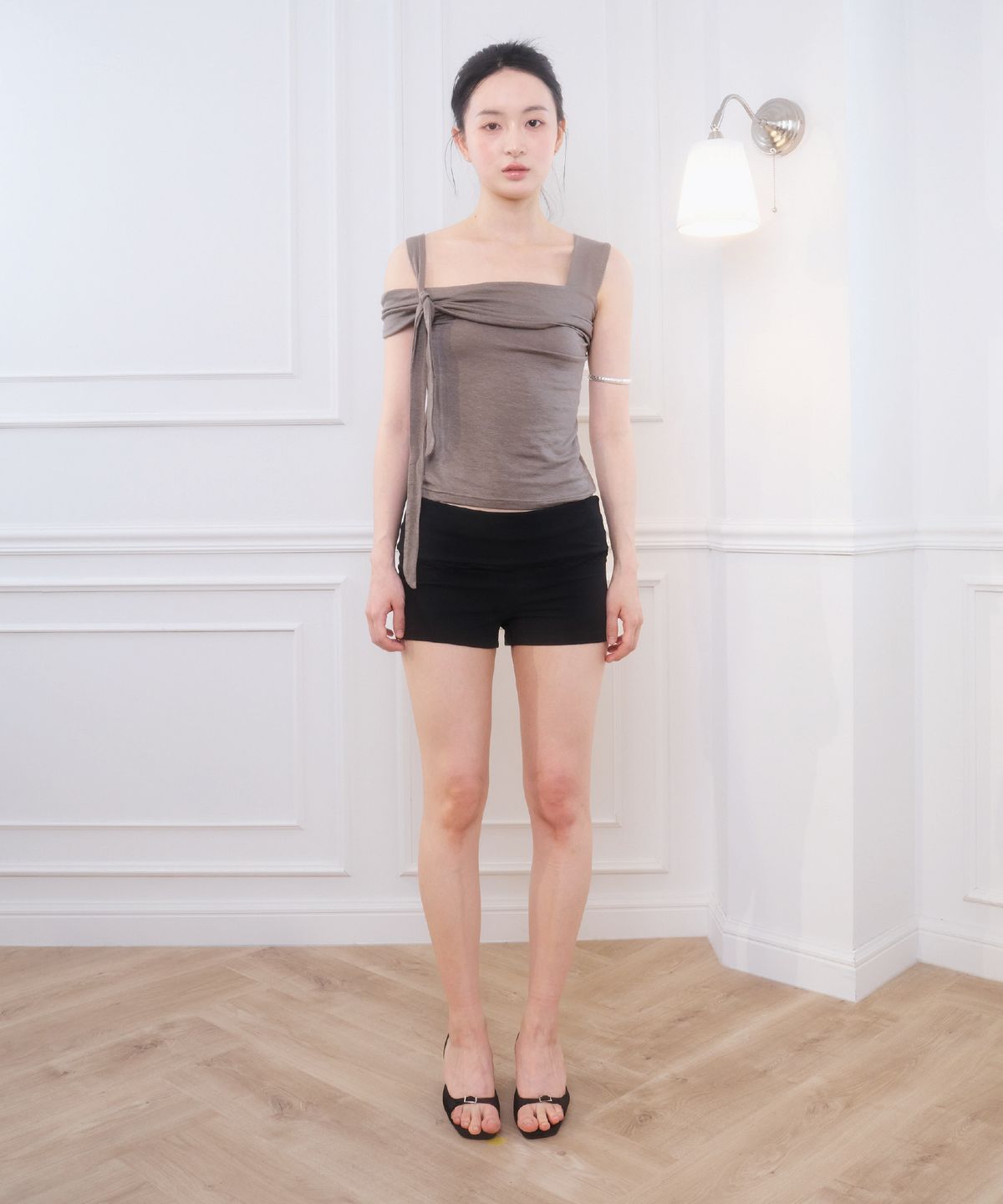 벨리아르(BELLIALEU) COTTON MICRO SHORT BLACK