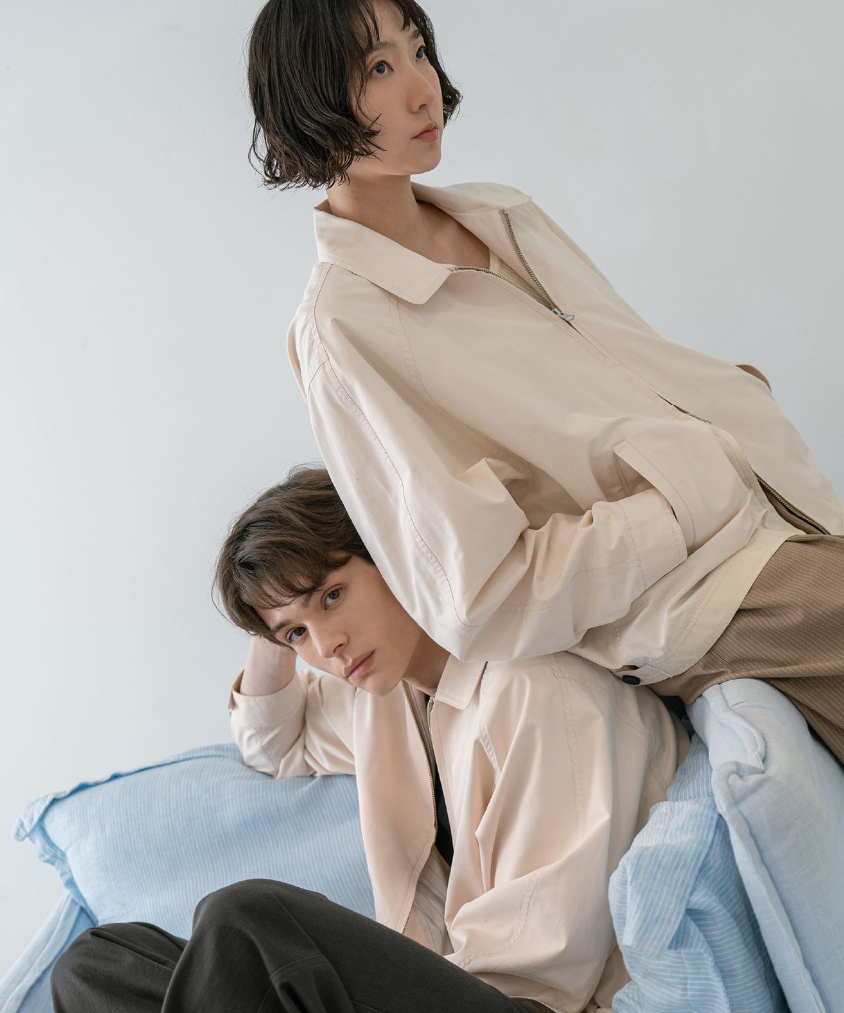 른넷(LEUNNET) 세론 블루종 (Ceron Blouson) / Light Beige