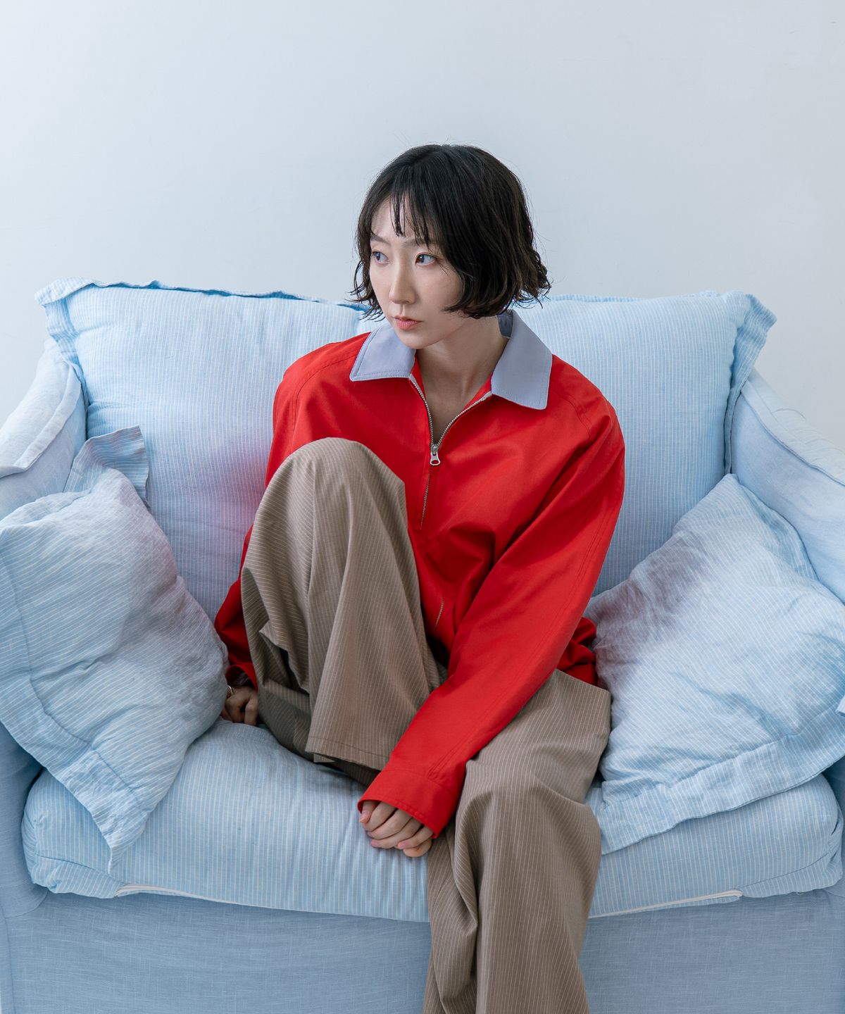 른넷(LEUNNET) 세론 블루종 (Ceron Blouson) / Red (Exclusive)