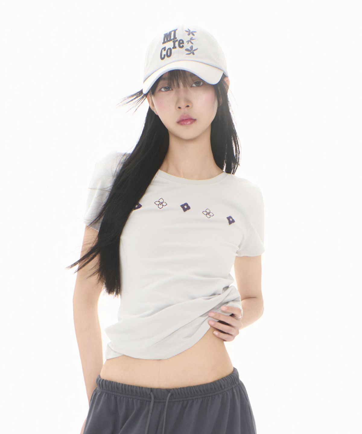 미레코(MIRECO) CALI BALL CAP PALE GREY