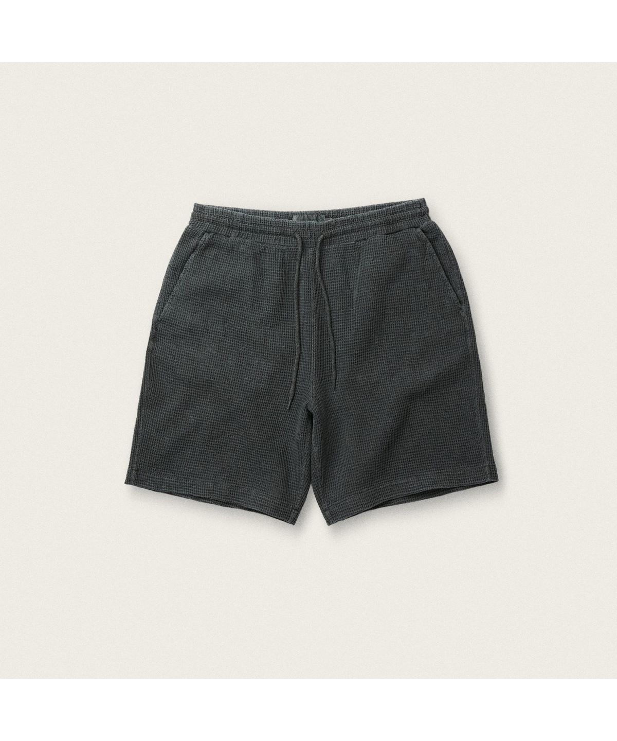 헨리코튼(HENRY COTTONS) [Brtish Sporting Club] Pigment Dyeing Waffle Shorts (Set-up) ABPOM26721GYX