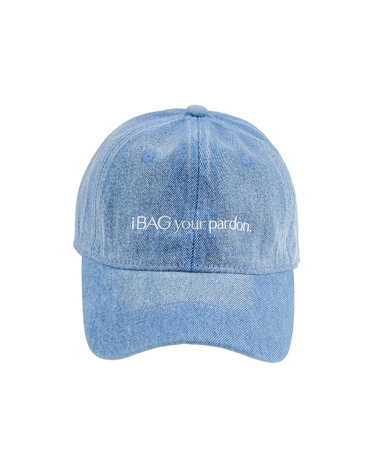 아이백유어파든(I BAG YOUR PARDON) i BAG your pardon. denim ballcap (2 colors)